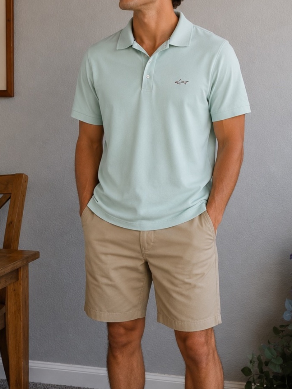 Greg Norman Polo Shirt Mint Green Size XL
